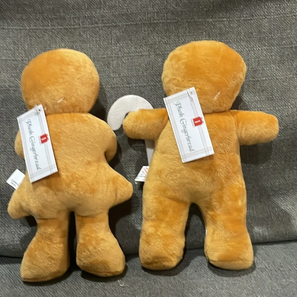 Target Bullseye Playground Gingerbread Boy and Girl Set 8” Plush